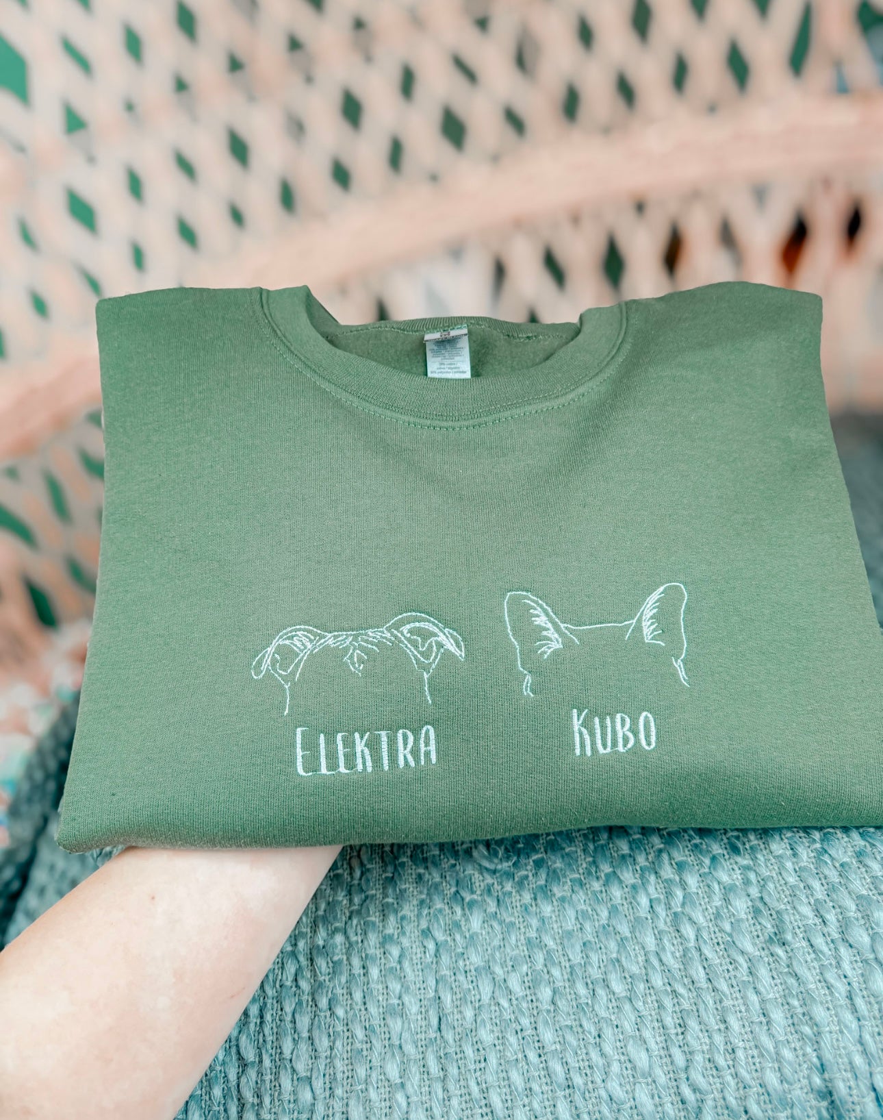 Custom Dog or Cat Outline Sweatshirt - SEE NOTES