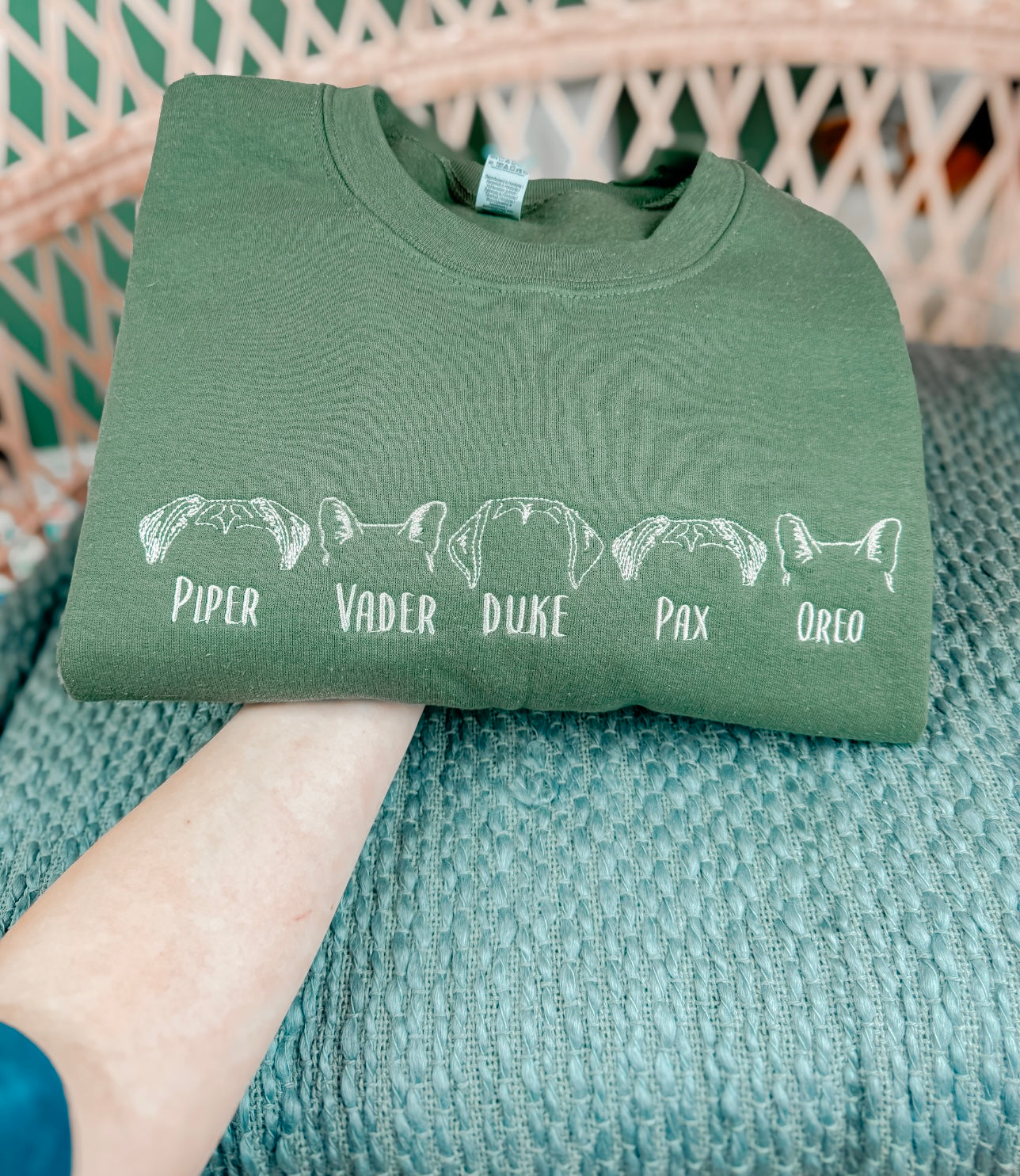 Custom Dog or Cat Outline Sweatshirt - SEE NOTES