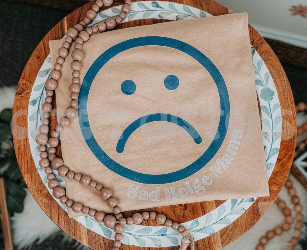 Sad Face Tee - DTF