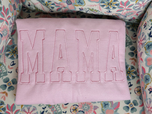 MAMA - neutral embroidered sweatshirt