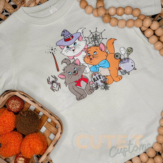 Spooky Kitties Tee OR Sweatshirt - Toddler