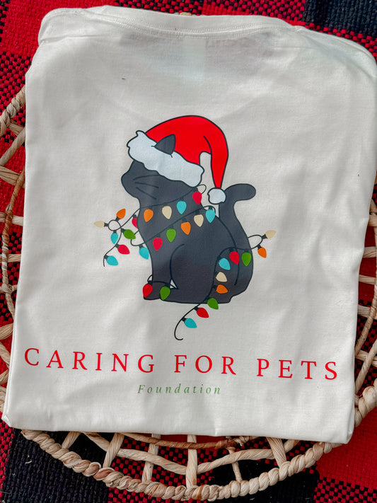 Caring For Pets -  Christmas Kitty Tee or Sweatshirt