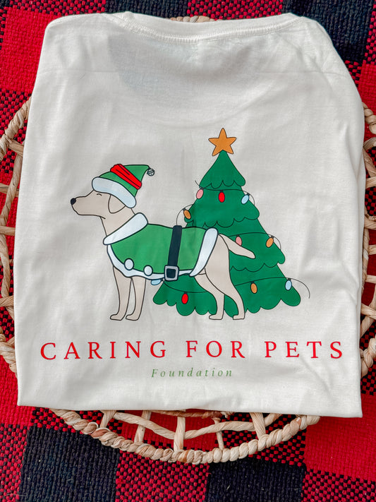 Caring For Pets -  Caring For Pets -  Santa's Helper Dog Tee or Sweatshirt