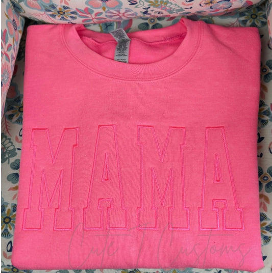 Neon MAMA sweatshirt - SEE NOTES