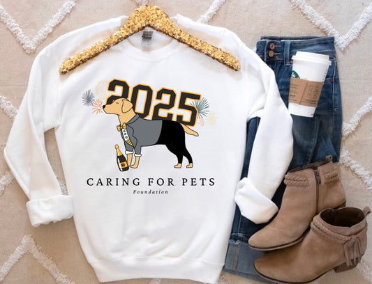 Caring For Pets -  Happy New Years Dog Tee or Sweatshirt