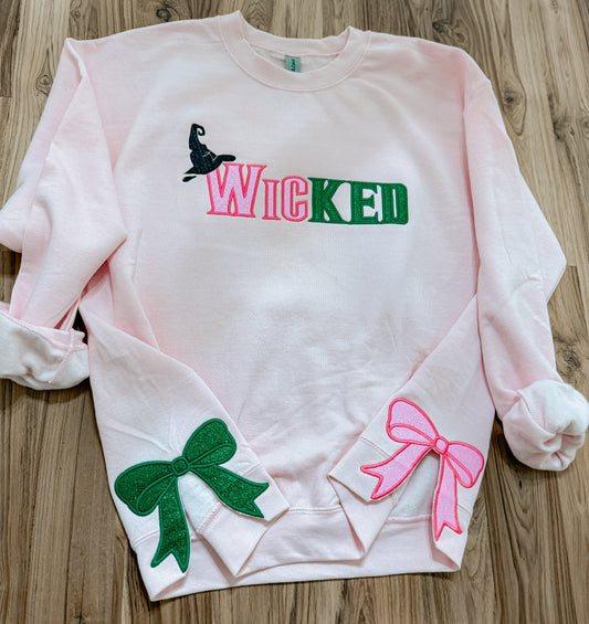 Wicked Crewneck Sweatshirt Light Pink