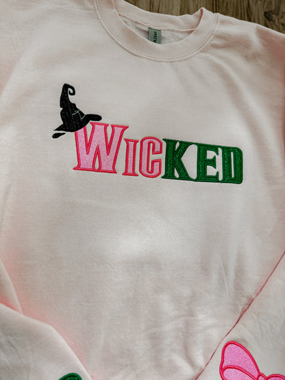 Wicked Crewneck Sweatshirt Light Pink