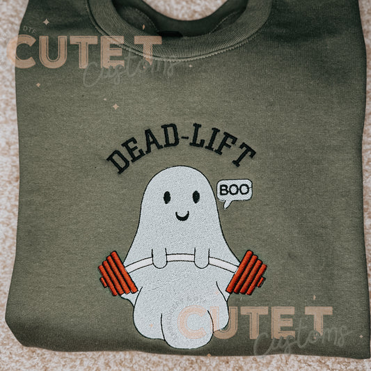 Deadlift Ghost Embroidered Sweatshirt - Adult