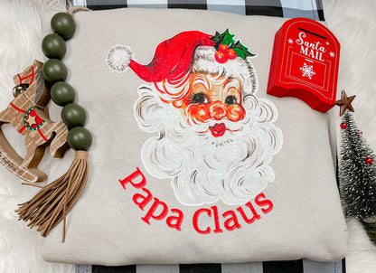 Old-Style Santa (customizable) Sweatshirt