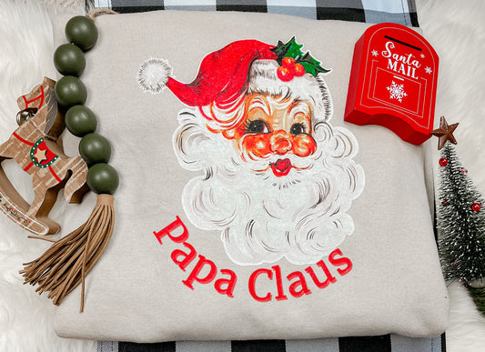 Old-Style Santa (customizable) Sweatshirt
