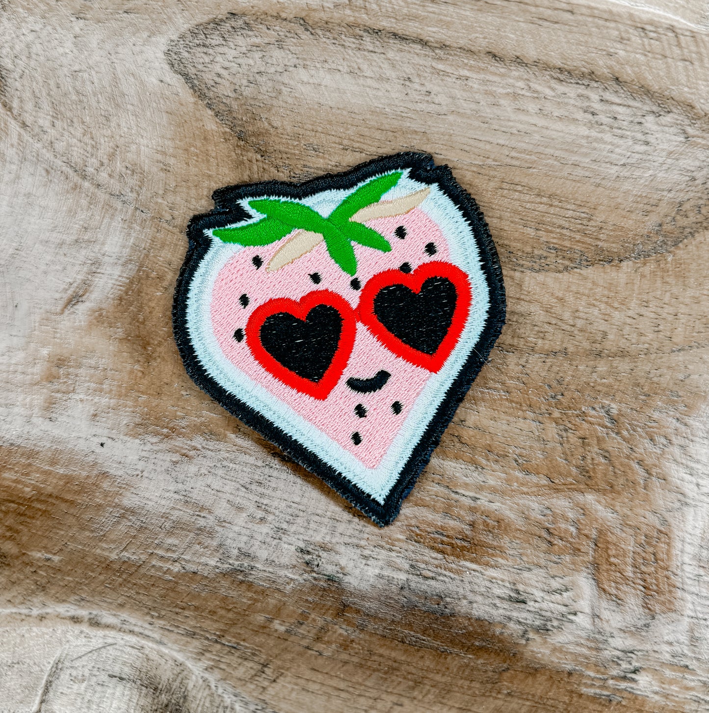 Strawberry Iron-On Patch