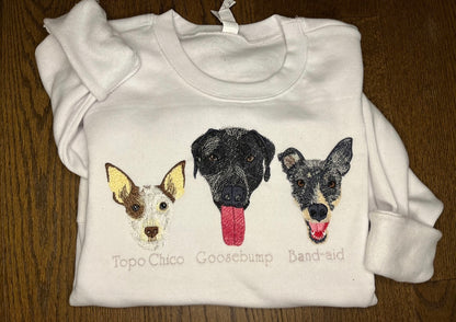 Custom Dog or Cat Portait Sweatshirt - SEE NOTES